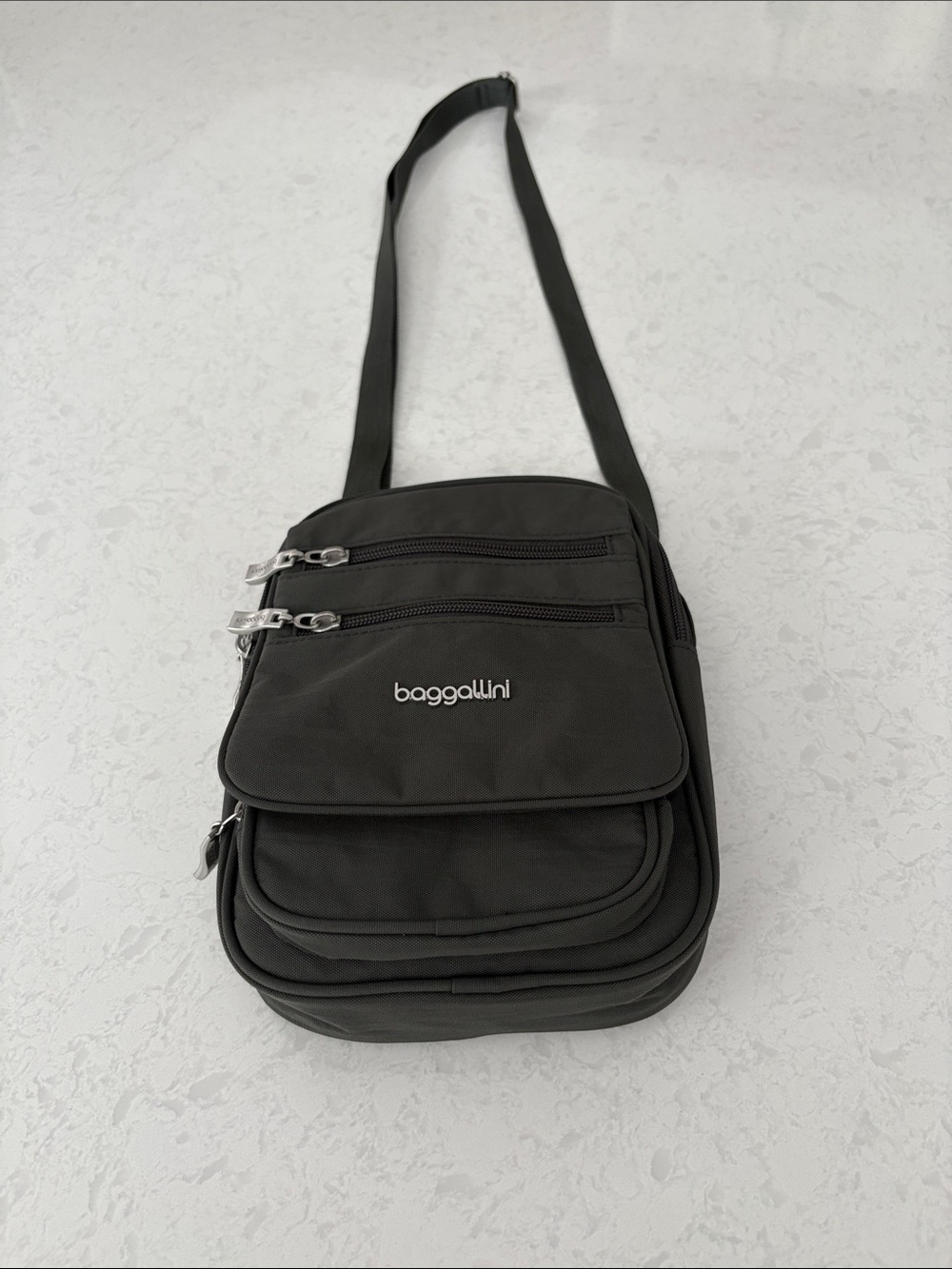 Baggallini gray Crossbody Messenger Bag